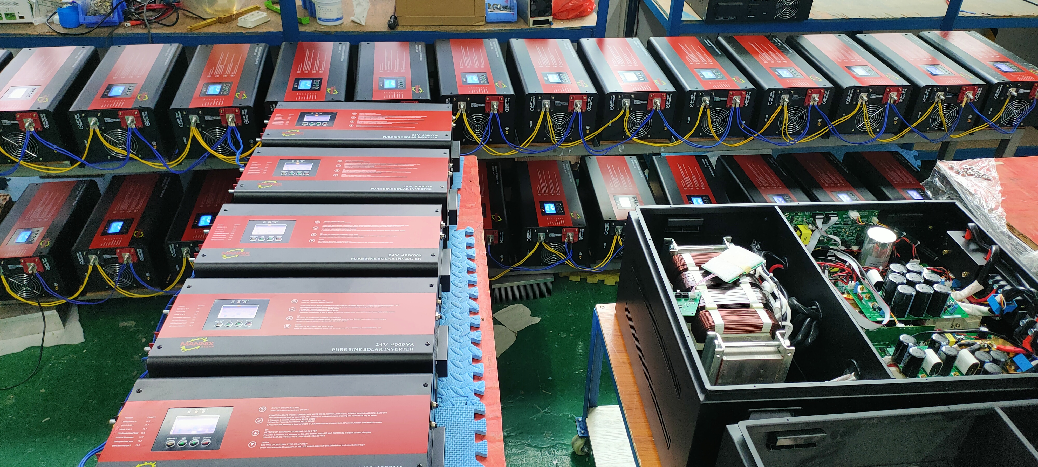 The end of manufacturing of the high quality inverter and the start of shipping